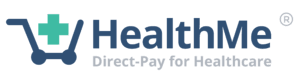 Dark Blue HealthMe logo