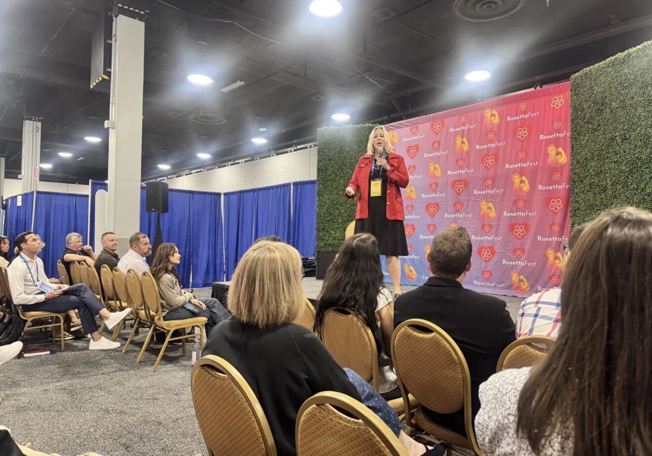 HeRo Stage session on the Expo Hall floor